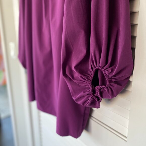 Haptics by Holly Harper Kaftan-Style Mini/Midi Dress, Fuscia, Size S - Picture 3 of 6